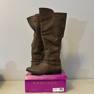 Rampage Women's Knee high Brown Boots